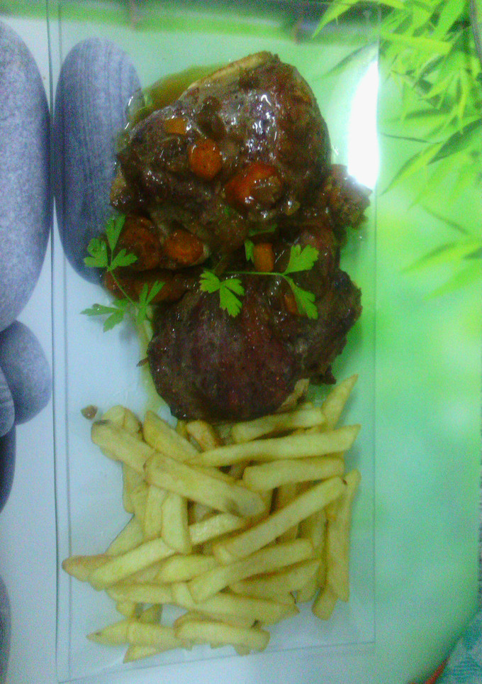 Una foto de Galta de cerdo al horno