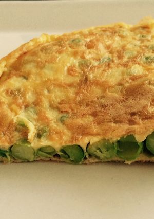 Una foto de Tortilla de Arvejas