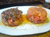 Timbal de pimientos con ahumados
