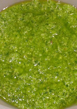 Una foto de Pesto casero
