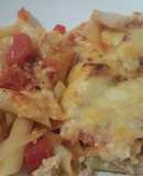 Macarrones picantes con atún, receta dos por una