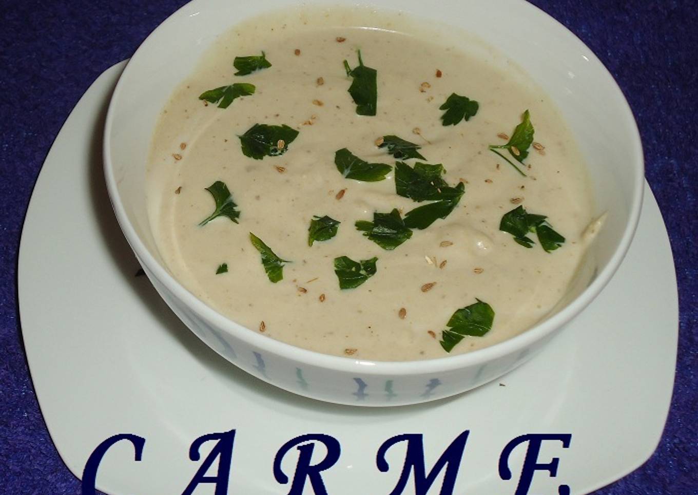 Crema de berenjenas con mascarpone<br />