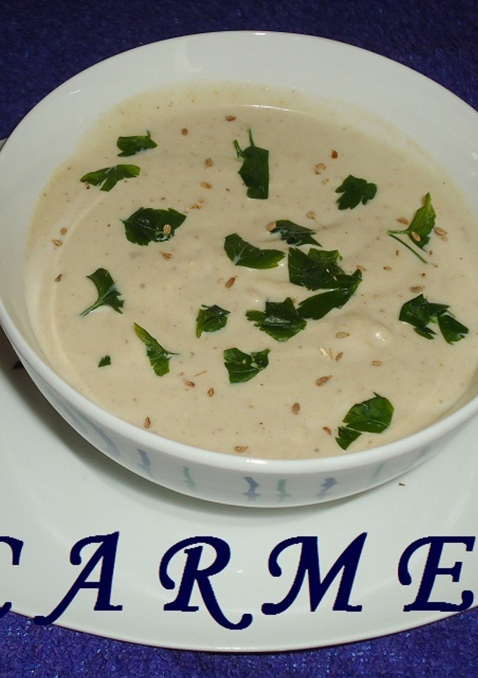 Una foto de Crema de berenjenas con mascarpone