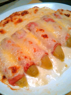 Una foto de Endivias gratinadas al horno