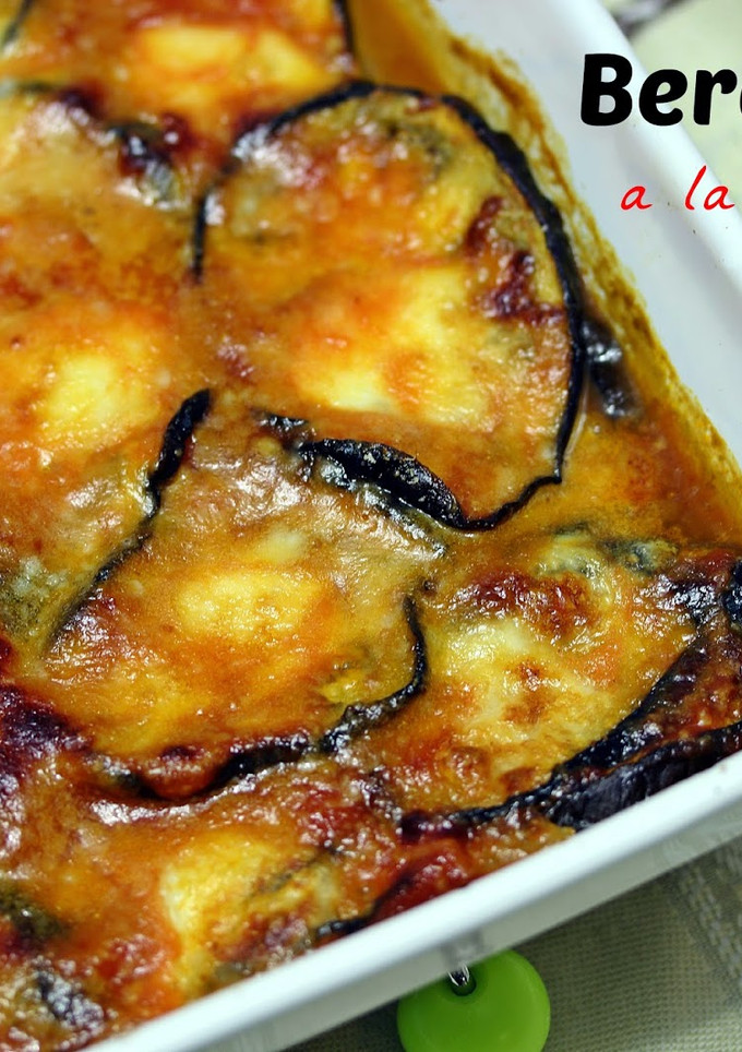 Una foto de Berenjenas a la parmesana (Parmigiana di melanzane) 