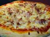 Pizza de tortilla de patata