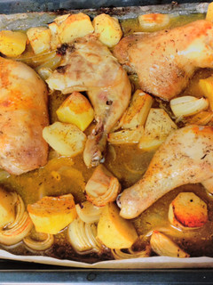 Una foto de Pollo asado al pimentón