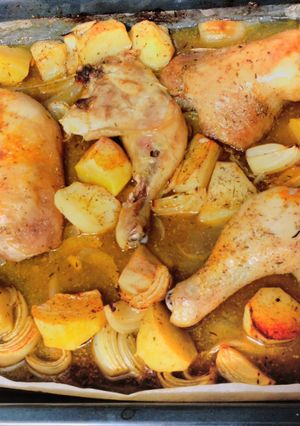 Una foto de Pollo asado al pimentón