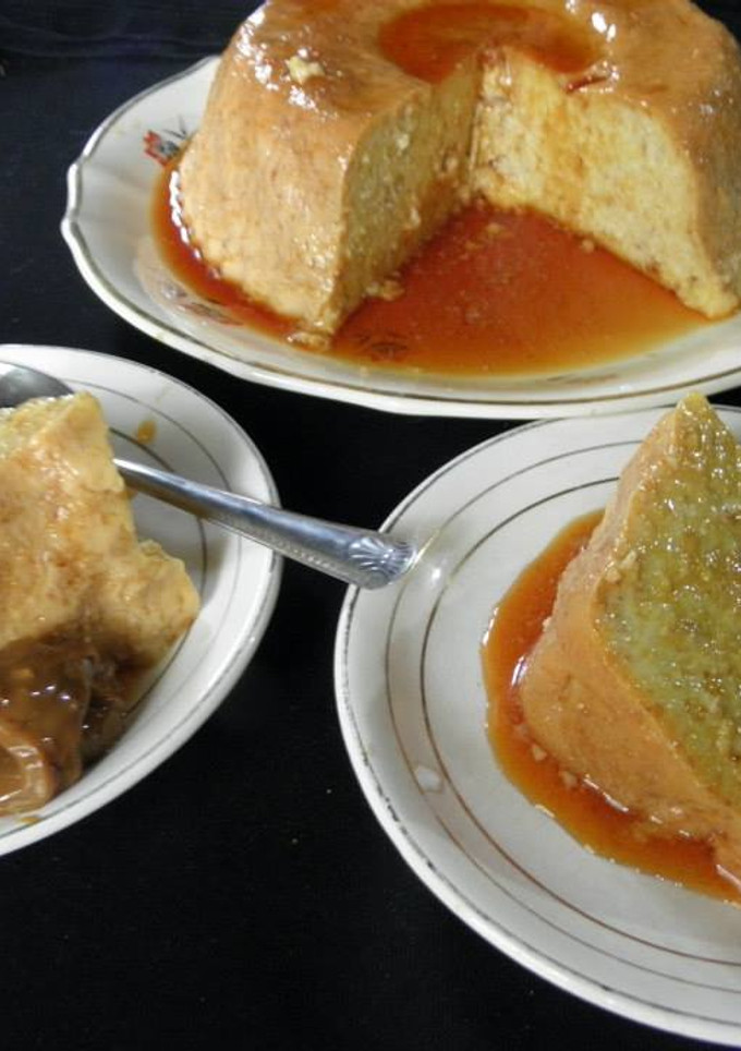Una foto de Budín de pan rallado