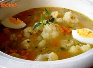 Foto principal de Sopa de coliflor y calabaza