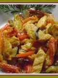 Pollo vegetariano