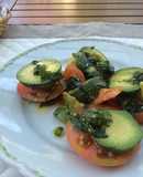 Ensalada de tomate y palta