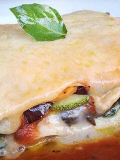 Una foto de Lasaña vegetariana
