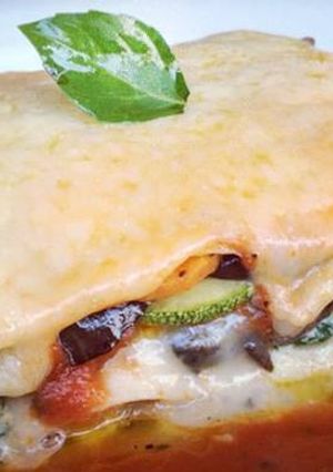 Una foto de Lasaña vegetariana