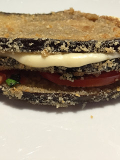 Una foto de Milanesa de berenjena