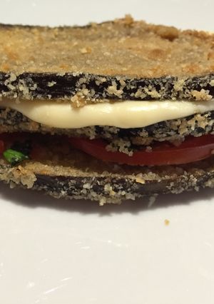 Una foto de Milanesa de berenjena