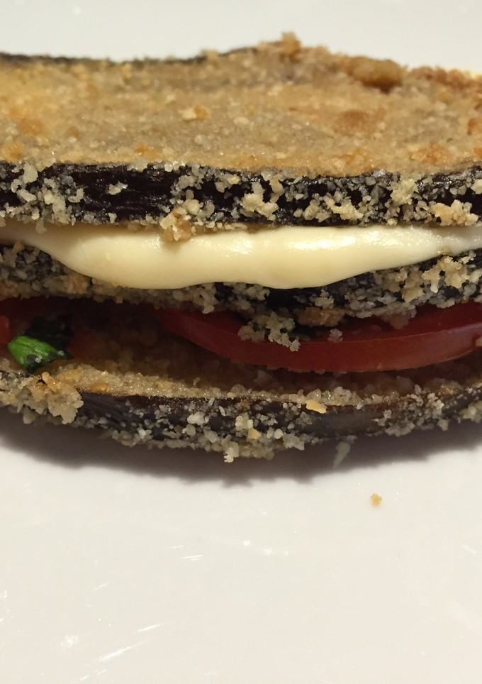 Una foto de Milanesa de berenjena