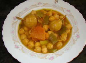 Una foto de Potaje olla gitana