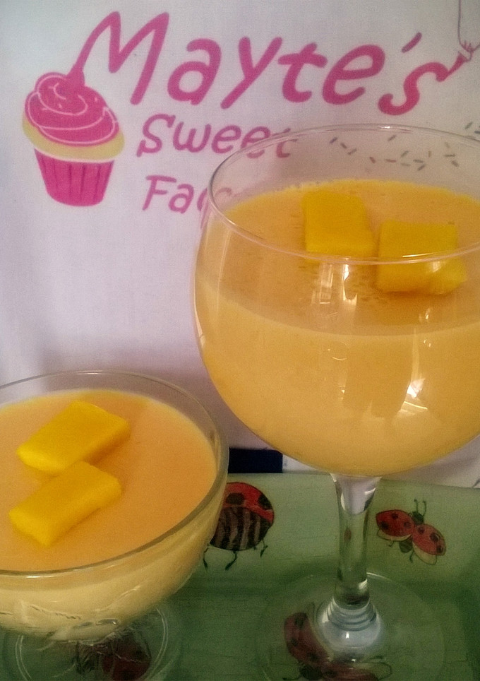 Una foto de Mousse de mango