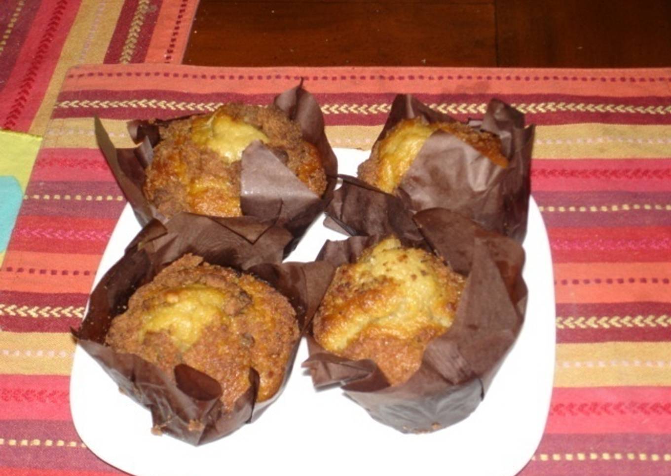 Muffins de hojuelas de cereal