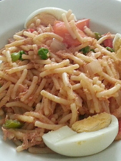 Una foto de Fideos raros