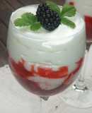 Crema de fresas al Cointreau Reina Ana