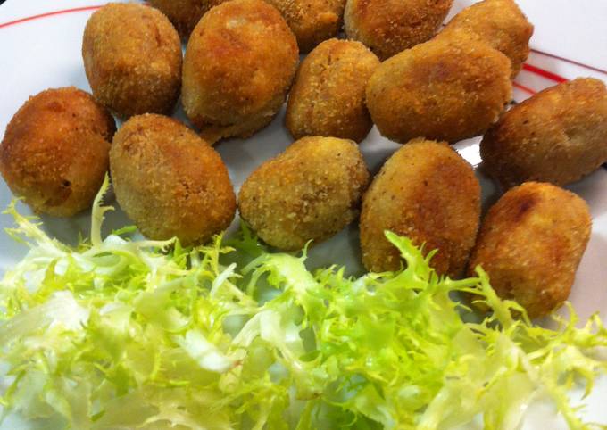 Bechamel para croquetas de pollo