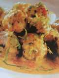 Albondiguillas de pescado con salsa de eneldo