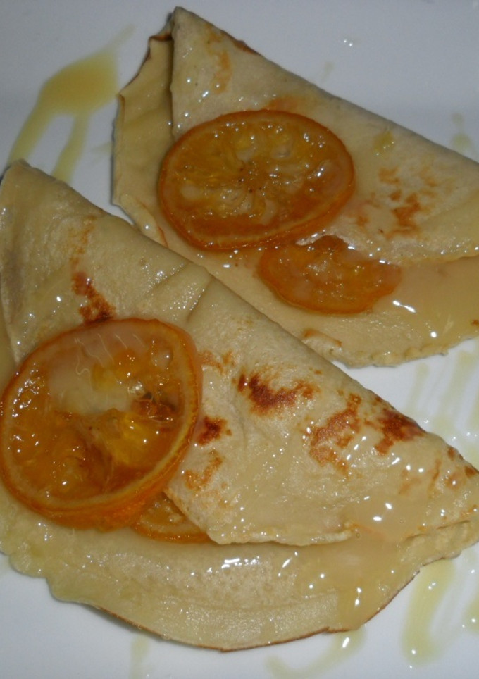 Una foto de Crepes de limón