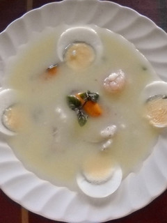 Una foto de Crema sopa marinera