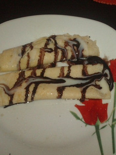Una foto de Crepes salados con chorizo Revilla