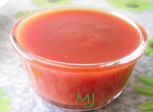 Una foto de Salsa agridulce china para pollo o cerdo