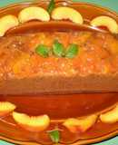 Bizcocho de cocacola con base caramelizada de nectarina