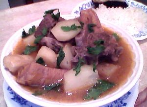 Una foto de Sancocho de costilla de res