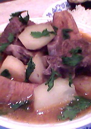 Una foto de Sancocho de costilla de res