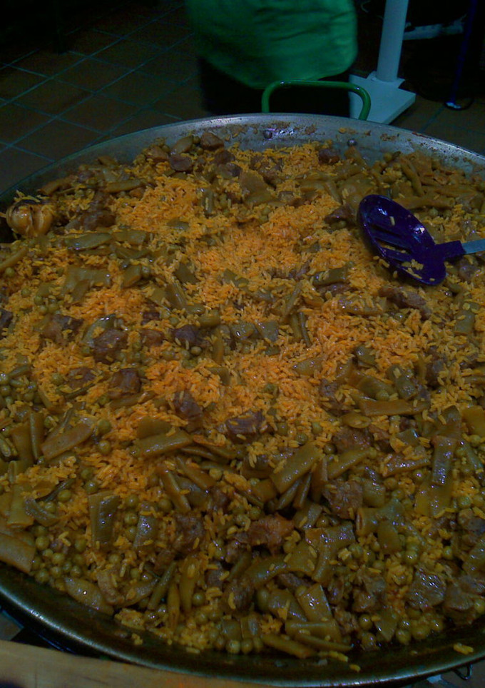 Una foto de Arroz con secreto ibérico