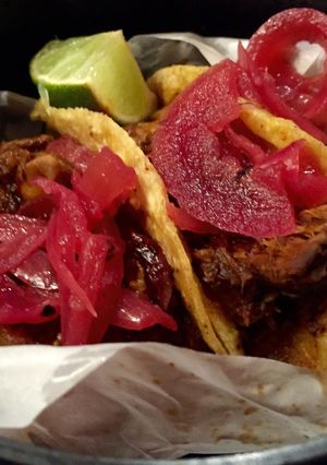 Una foto de Cochinita Pibil mexicana