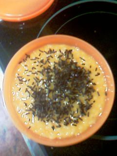 Una foto de Arroz dulce de naranja