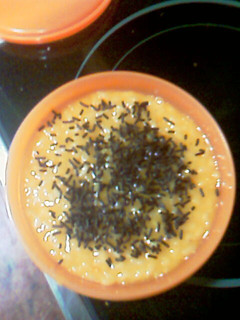 Una foto de Arroz dulce de naranja