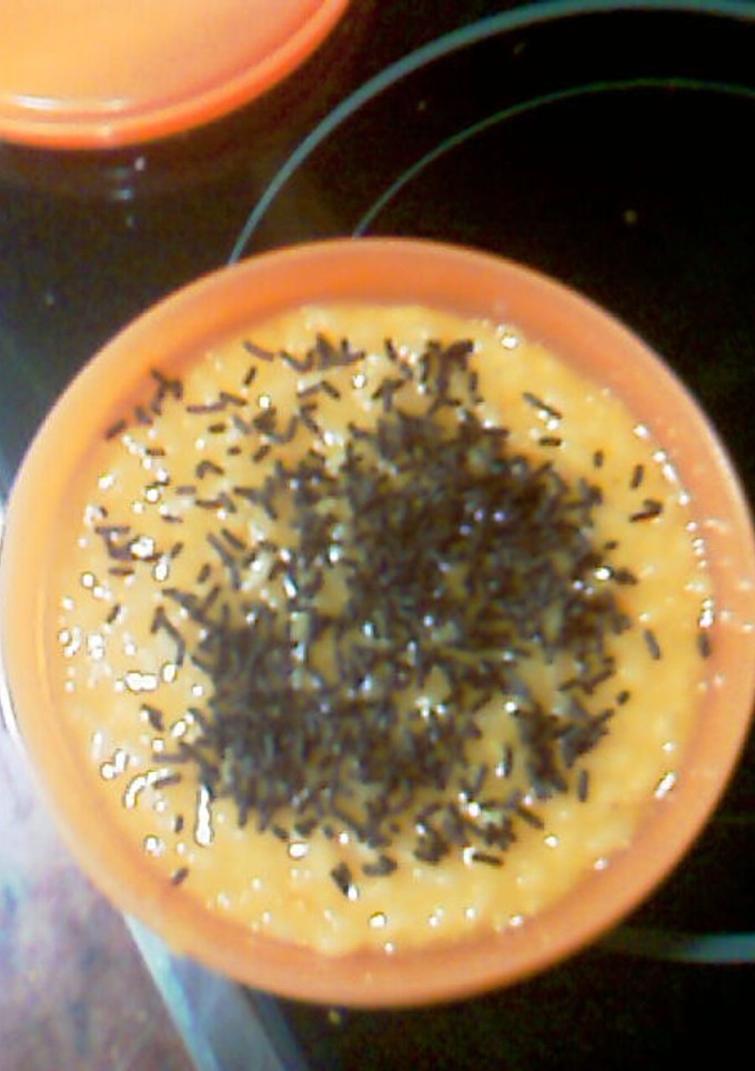 Una foto de Arroz dulce de naranja