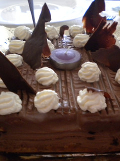 Una foto de Tarta de nuez y leche condensada