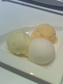 Una foto de Sorbete de mango 