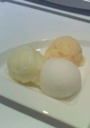 Una foto de Sorbete de mango 