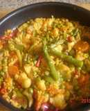 Paella vegetariana (Montse)