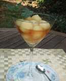 Bolitas de melón con vino de Oporto