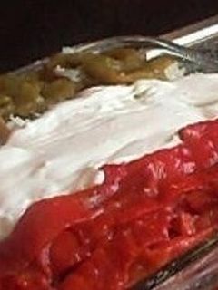 Una foto de Pastel azteca de chorizo