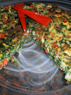 Una foto de Tortilla de espinacas