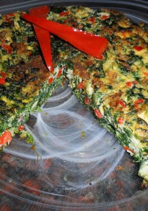 Una foto de Tortilla de espinacas