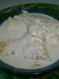 Merluza con crema de soja