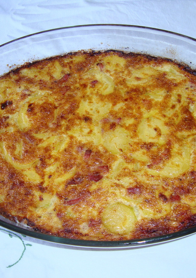 Una foto de Pastel de calabacín